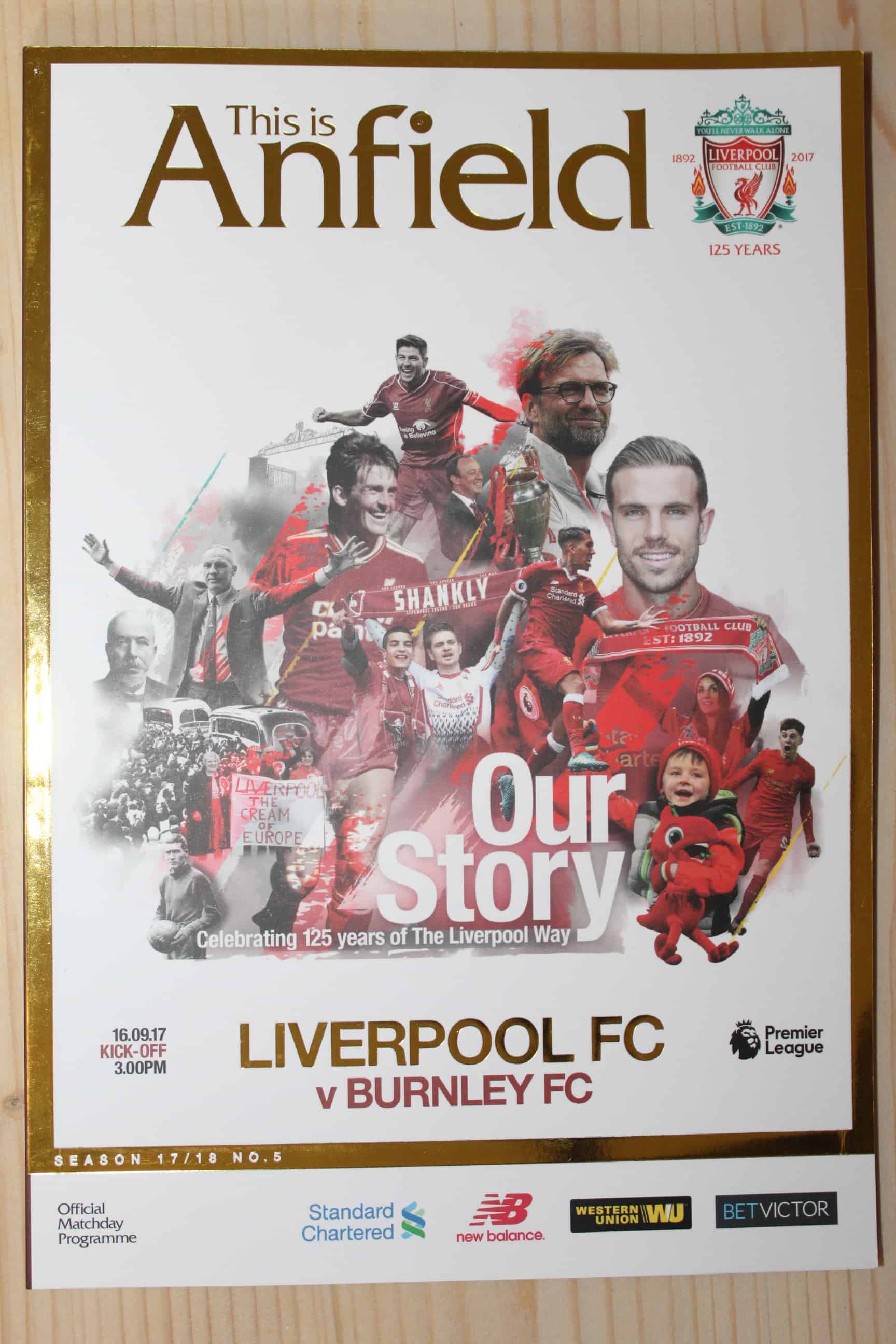 Liverpool FC v Burnley FC